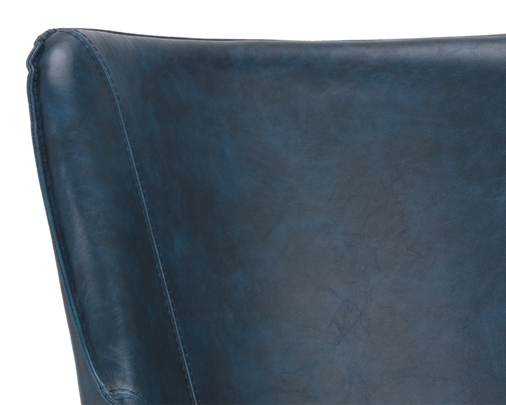 Sunpan Franklin Dining Armchair - Beige Linen/Bravo Cream/ Vintage Black/Vintage Blue