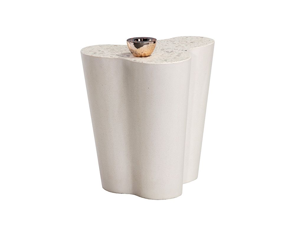 Sunpan Ava End Table - Small - Terrazzo