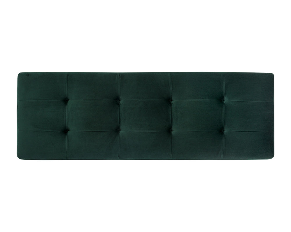 Sunpan Maverick Bench - Clover Green/Eclipse White