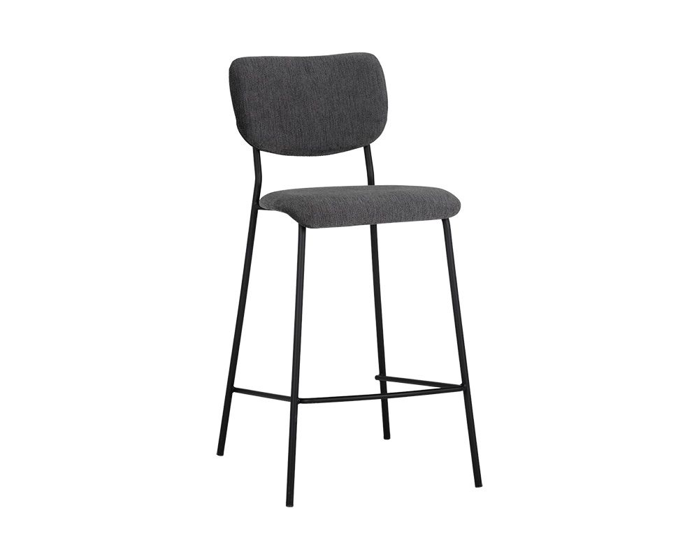 SUNPAN Cullen Counter Stool - Polo Club Kohl Grey/Polo Club Stone