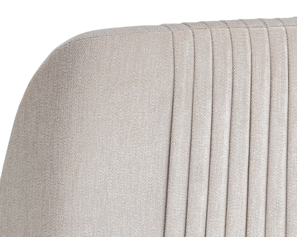 Sunpan Nevin Counter Stool - Polo Club Muslin/Sapphire Blue/Shadow Grey