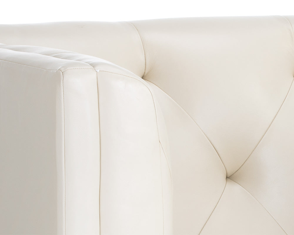 Sunpan Westin Armchair - Vintage Black Night/Caramel/Peacock/Steel Grey/Vanilla Leather