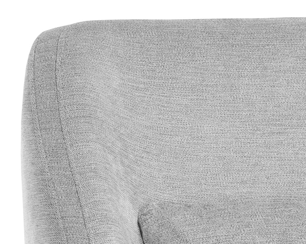 Sunpan Riley Lounge Chair - Polo Club Kohl Grey/Stone