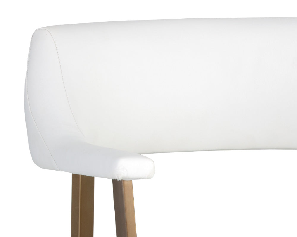 Sunpan Dixie Dining Armchair - Dillon Black/Snow/Williamsburg