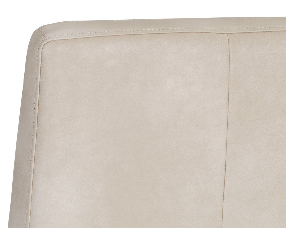 Sunpan Spyros Dining Chair - Bravo Cream/Coal Black/Overcast Grey