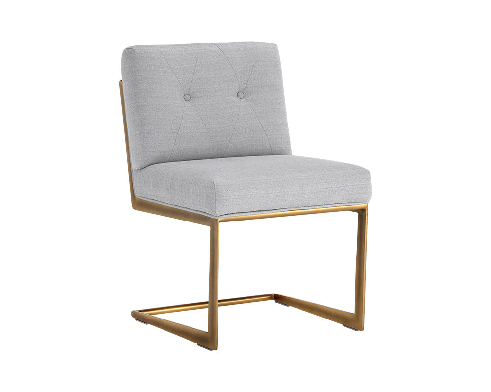 Sunpan Virelles Dining Chair - Bravo Black/Zenith Graphite Grey/Zenith Soft Grey