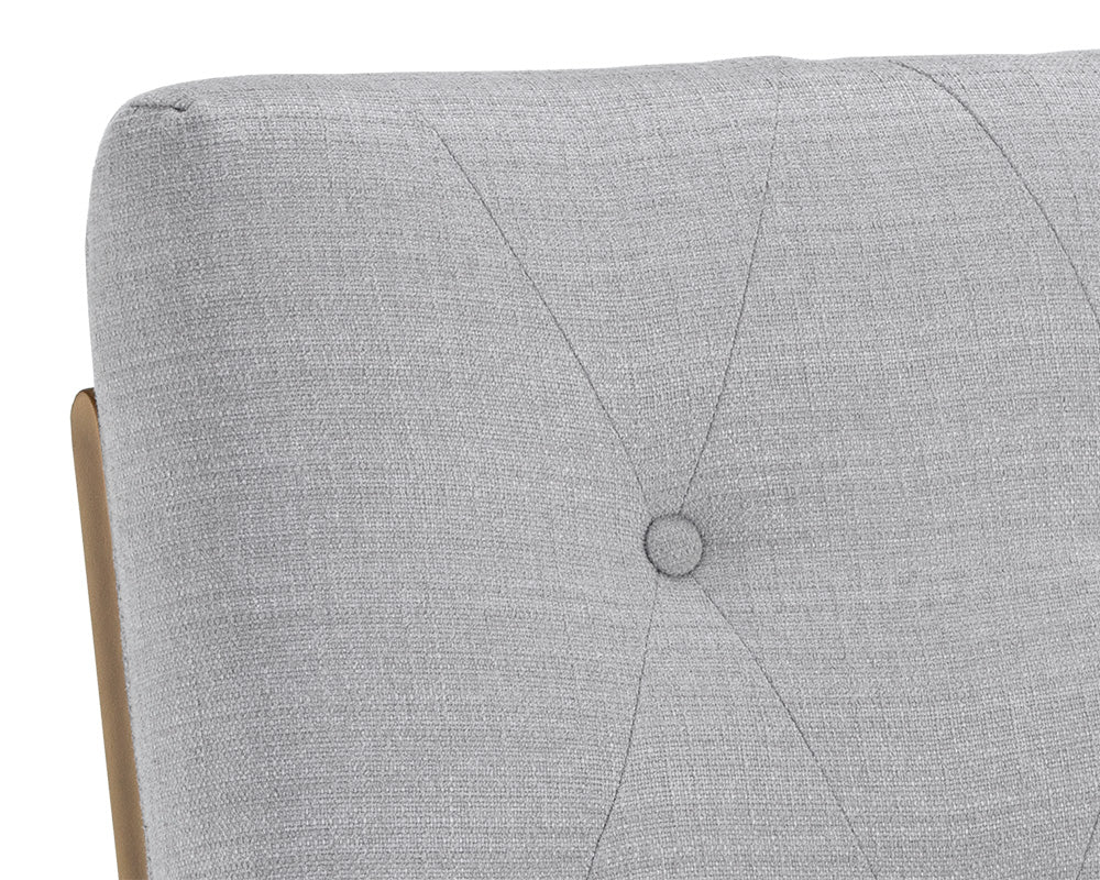 Sunpan Virelles Dining Chair - Bravo Black/Zenith Graphite Grey/Zenith Soft Grey