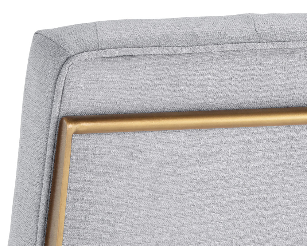 Sunpan Virelles Dining Chair - Bravo Black/Zenith Graphite Grey/Zenith Soft Grey