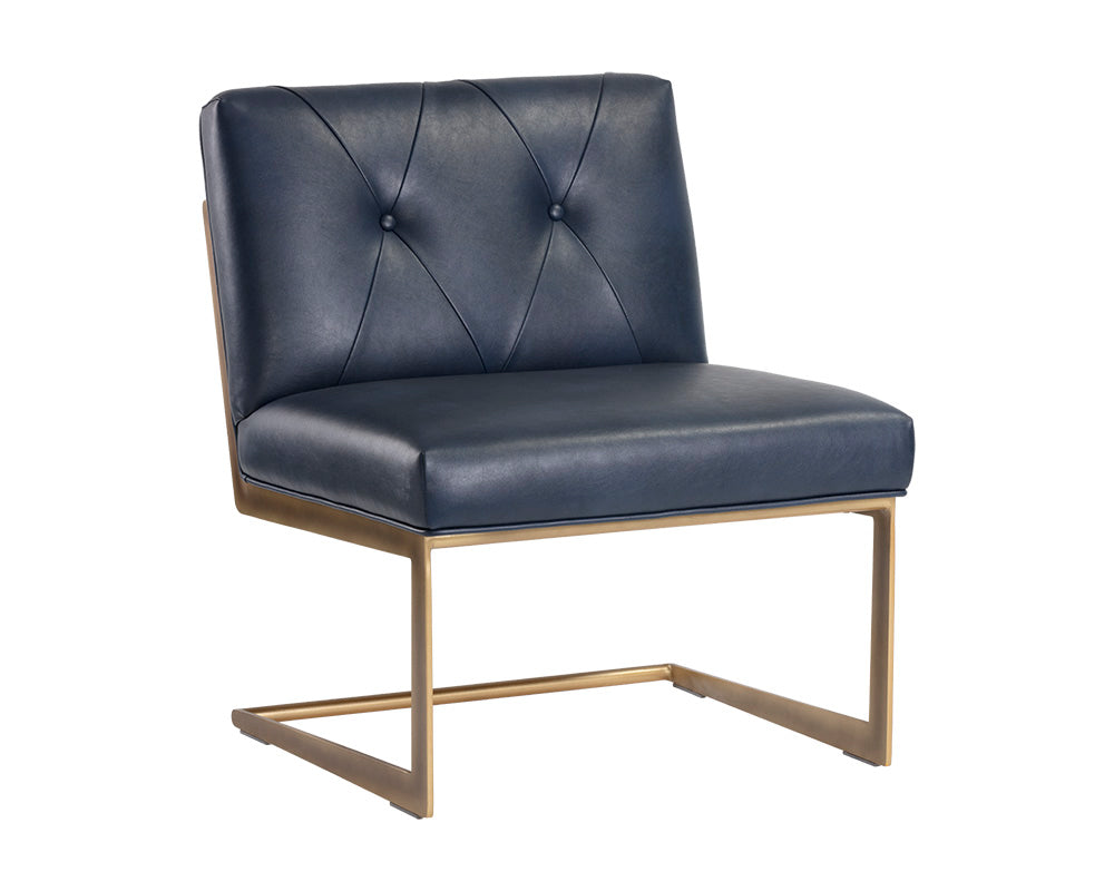 Sunpan Virelles Lounge Chair - Bravo Admiral/Bravo Cream