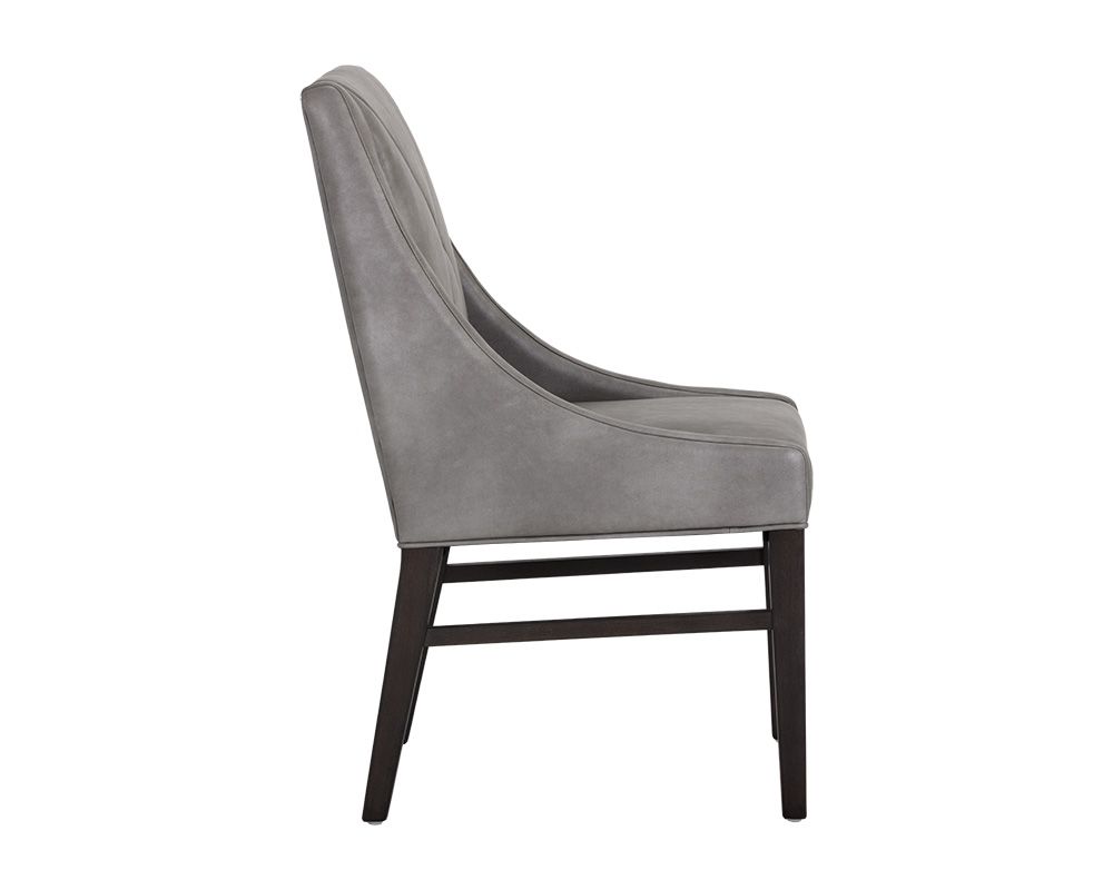 SUNPAN Zion Dining Chair - Bravo Metal / Tobacco Tan