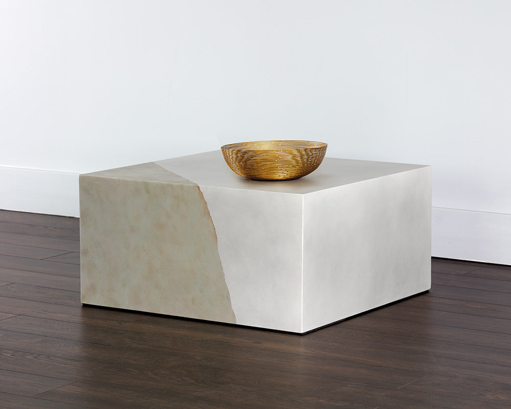 Sunpan Kyson Coffee Table - Silver