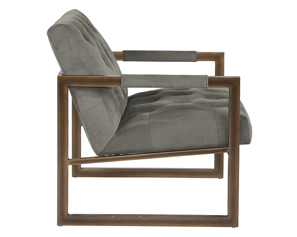 Sunpan Monde Armchair - Antonio Charcoal