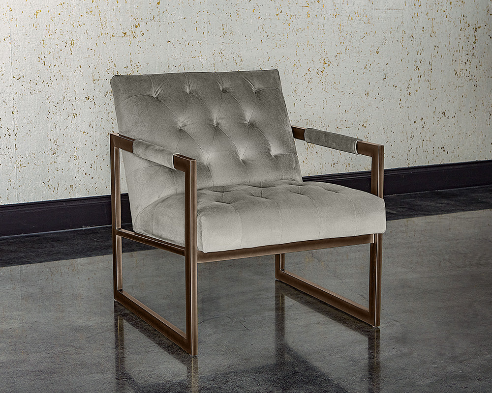 Sunpan Monde Armchair - Antonio Charcoal