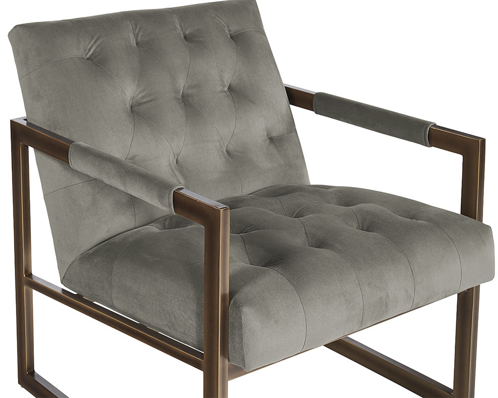 Sunpan Monde Armchair - Antonio Charcoal