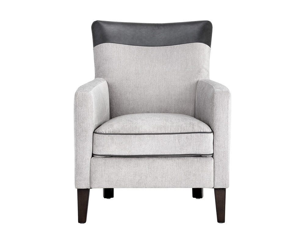 Sunpan Darren Modular - Left/Right Armchair In Smokescreen