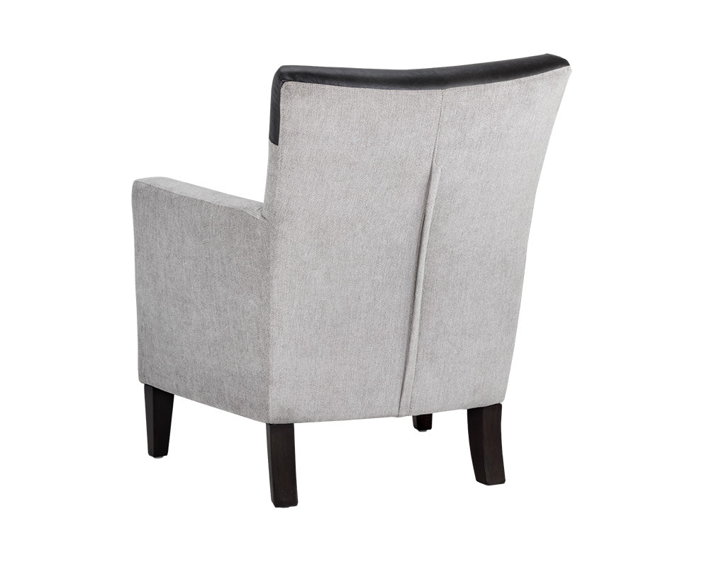 Sunpan Darren Modular - Left/Right Armchair In Smokescreen
