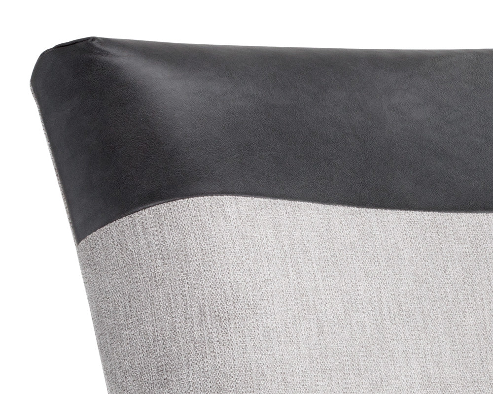 Sunpan Darren Modular - Left/Right Armchair In Smokescreen
