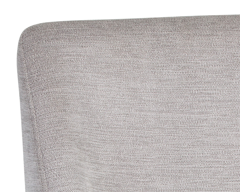 Sunpan Dover Dining Chair - Bravo Portabella and Sparrow Grey / Napa Stone and Polo Club Stone