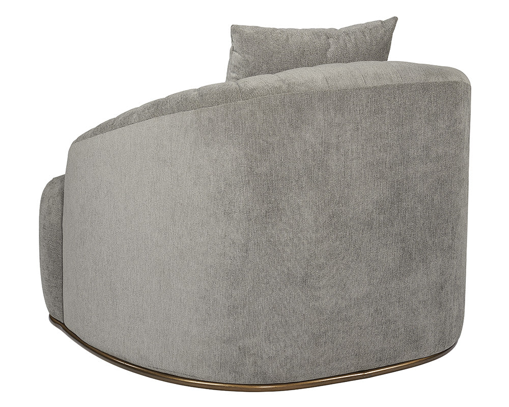 Sunpan Astrid Armchair - Merlot / Polo Club Stone