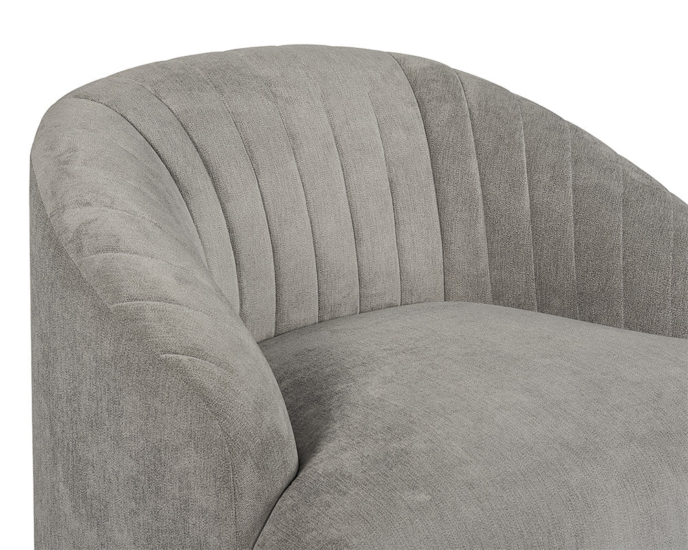 Sunpan Astrid Armchair - Merlot / Polo Club Stone