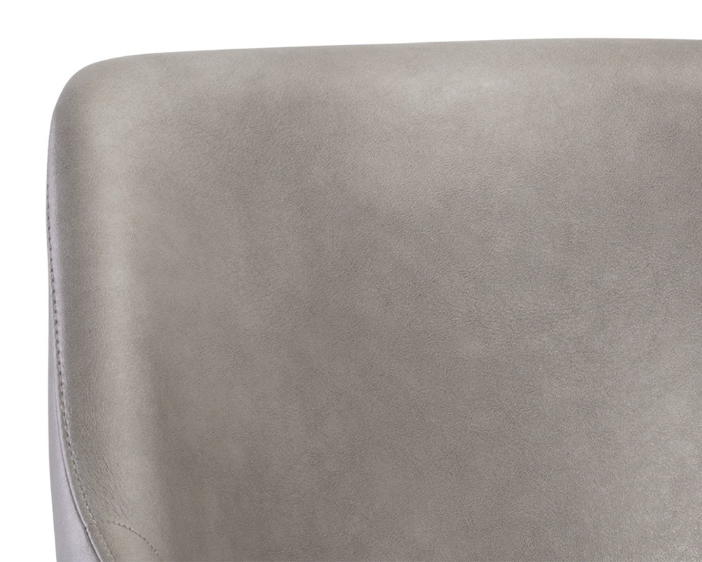Sunpan Kace Barstool - Bravo Cream/Bravo Metal/Leo Olive/Leo Shale Grey