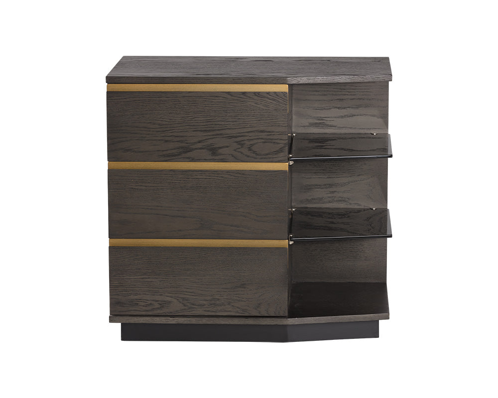 Sunpan Danae Nightstand - Left/Right Side