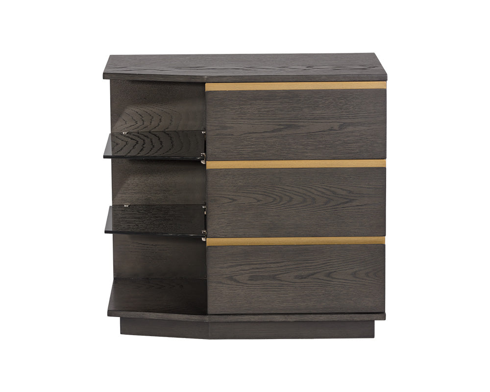 Sunpan Danae Nightstand - Left/Right Side