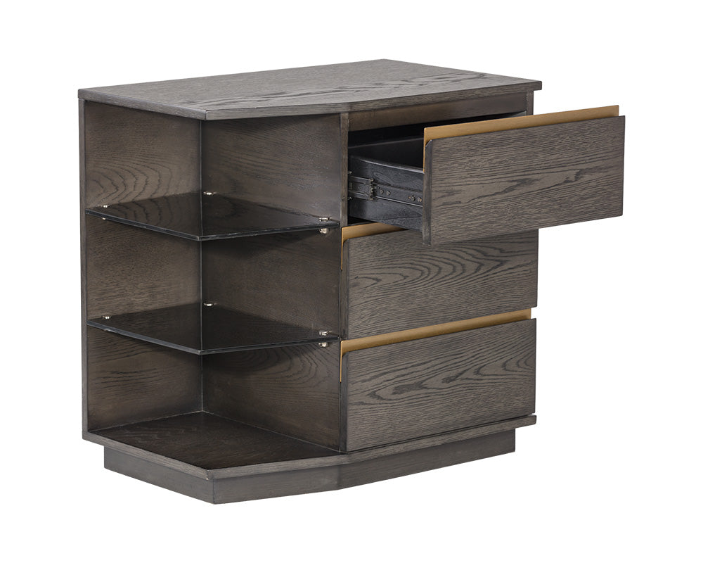 Sunpan Danae Nightstand - Left/Right Side