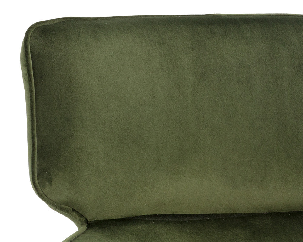 Sunpan Maximus Lounge Chair In Metropolis Blue/Moss Green//Polo Club Stone And Overcast Grey