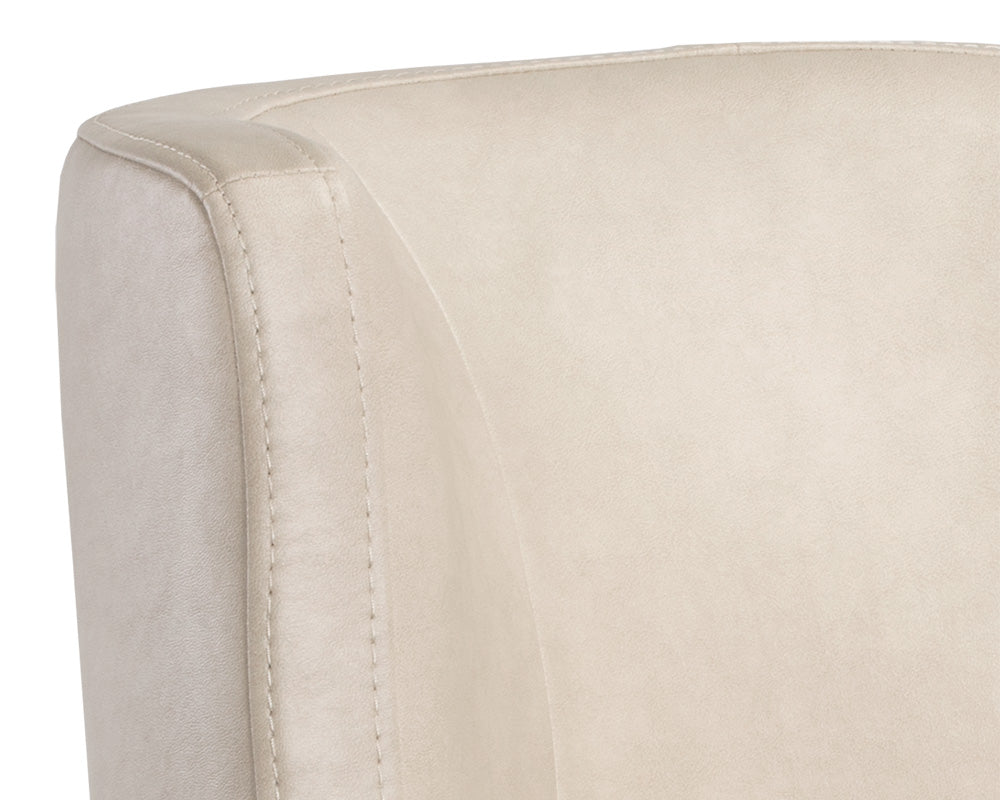 Sunpan Hayden Barstool - Bravo Cream/Bravo Portabella/Marble/Quarry