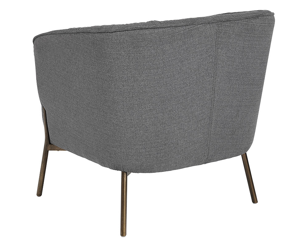 Sunpan Klein Lounge Chair - Zenith Graphite Grey