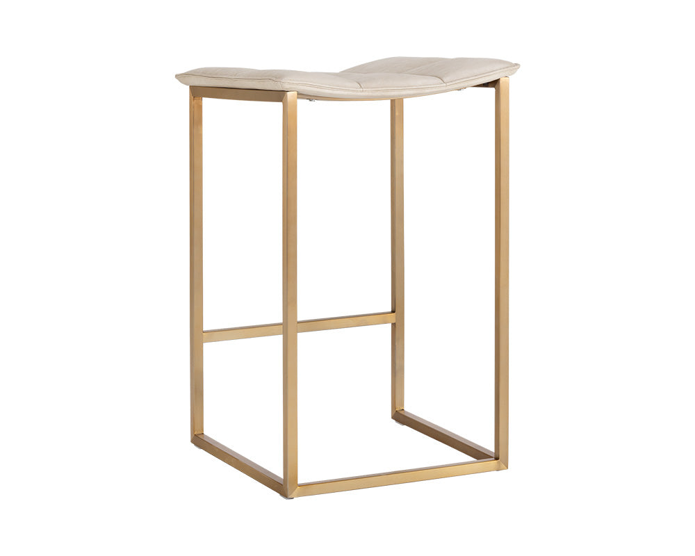 Sunpan Faye Counter Stool - Bravo Black/Cream