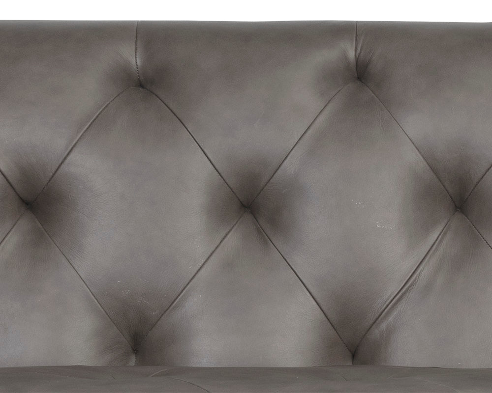 Sunpan Westin Sofa - Vintage Black Night/Caramel/Peacock/Steel Gray/Vanilla Leather