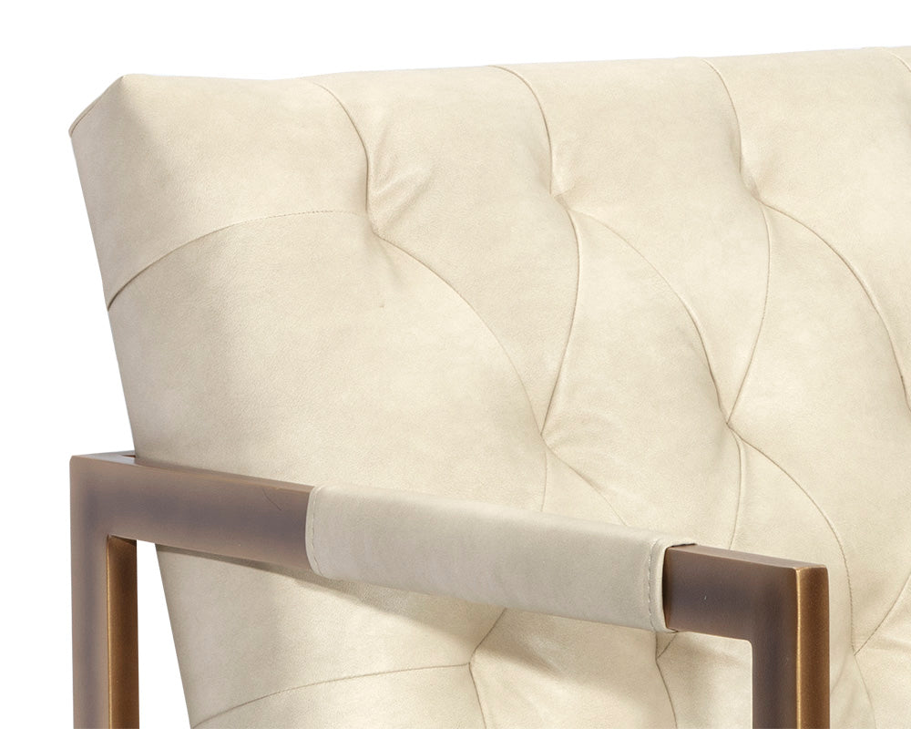 Sunpan Monde 2 Seater Lounge Chair - Bravo Cream