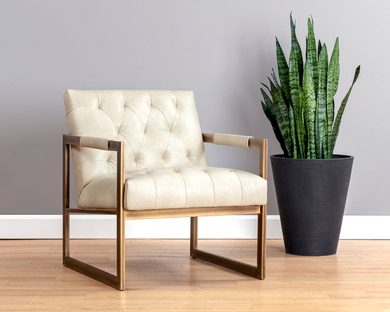 Sunpan Monde Armchair - Bravo Cream