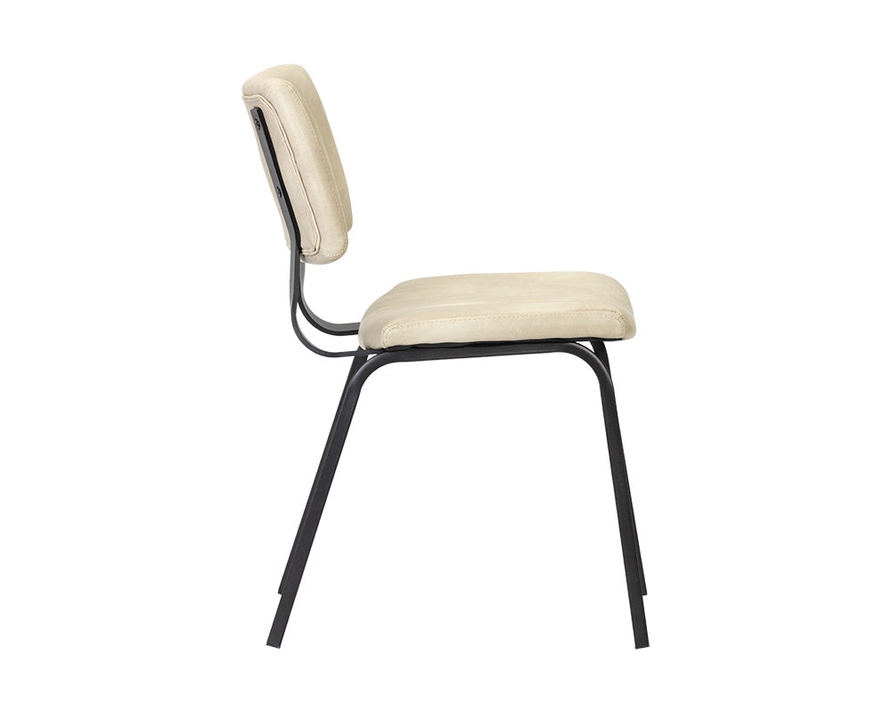 Sunpan Berkley Dining Chair - Bravo Admiral / Cognac / Cream- Set of Two