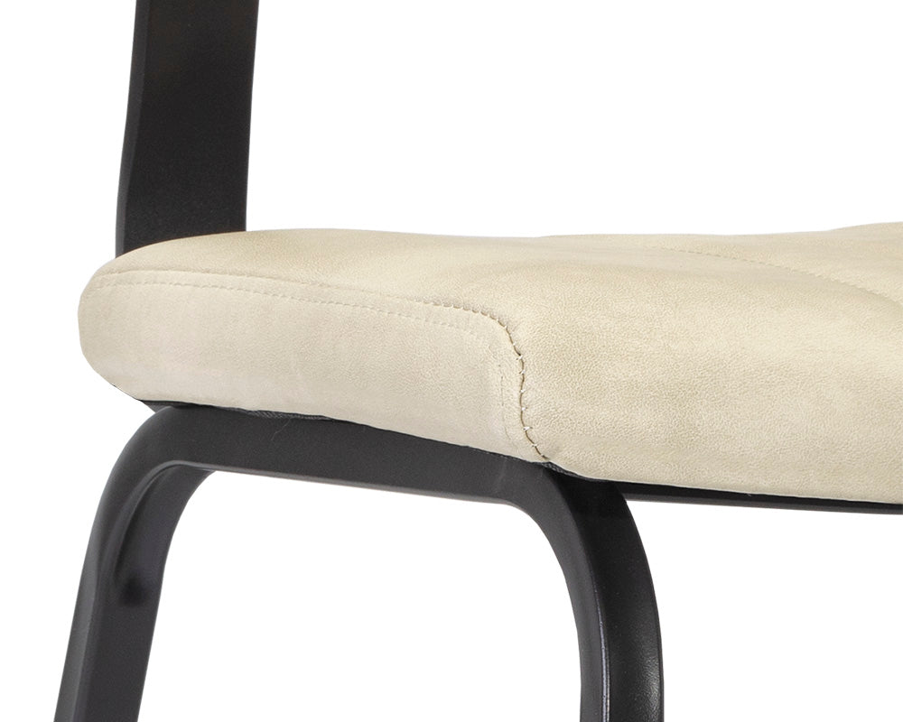 Sunpan Berkley Dining Chair - Bravo Admiral / Cognac / Cream- Set of Two