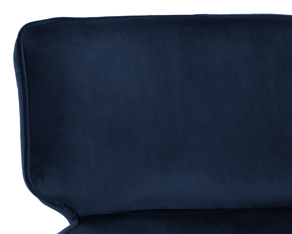 Sunpan Maximus Lounge Chair In Metropolis Blue/Moss Green//Polo Club Stone And Overcast Grey