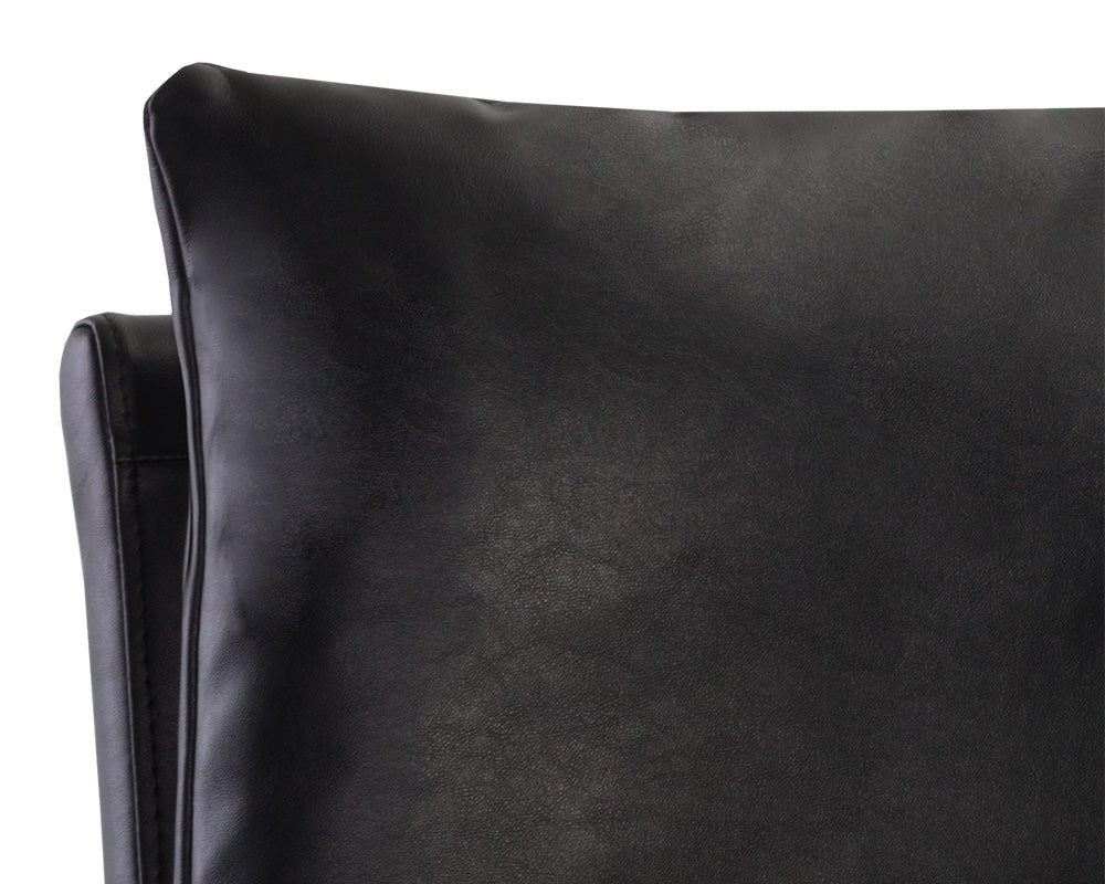 Sunpan Paige Barstool - Bravo Black/Cream