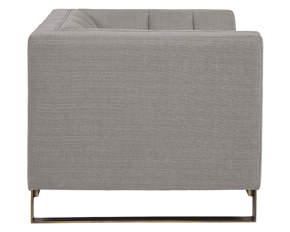 Sunpan Parker Armchair - Zenith Graphite Grey/Soft Grey