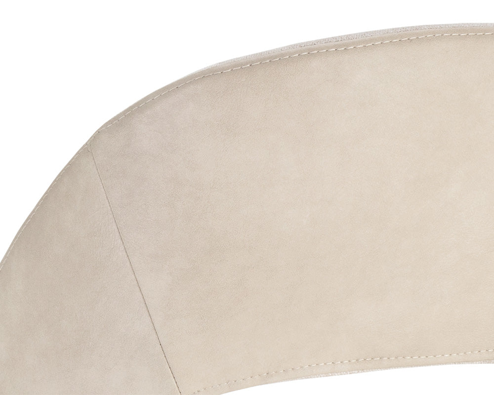 Sunpan Monae Counter Stool - Abbington Black/Bravo Cream and Polo Club Muslin/Moss Green