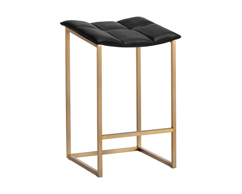 Sunpan Faye Counter Stool - Bravo Black/Cream