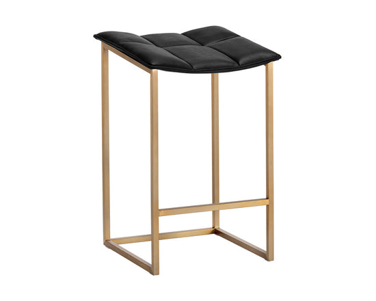 Sunpan Faye Counter Stool - Bravo Black/Cream