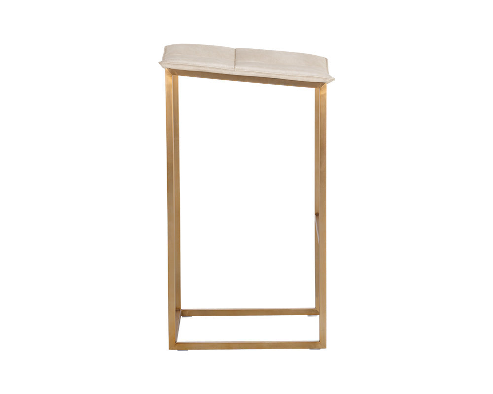 Sunpan Faye Barstool - Bravo Black/Cream