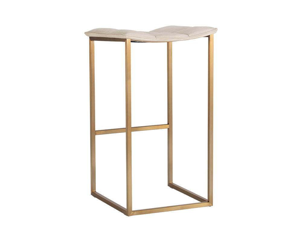 Sunpan Faye Barstool - Bravo Black/Cream