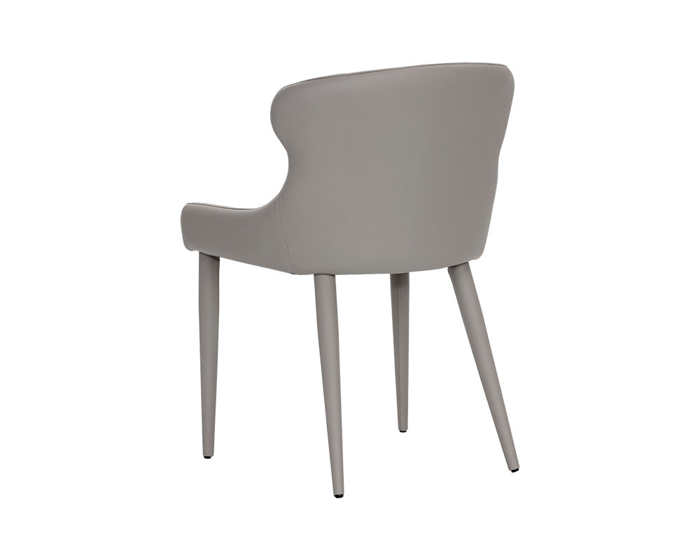 Sunpan Evora Dining Chair - Dillon Stratus Gray / Thunder Blue - Set of Two