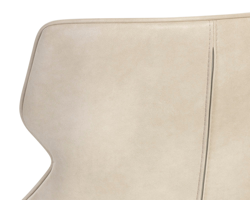 Sunpan Jesmond Dining Chair - Polo Club Muslin And Bravo Cream/Polo Club Stone And Antonio Charcoal