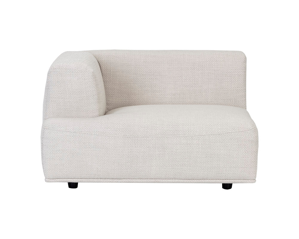 Sunpan Darren Modular - Left/Right Armchair - Moto Stucco