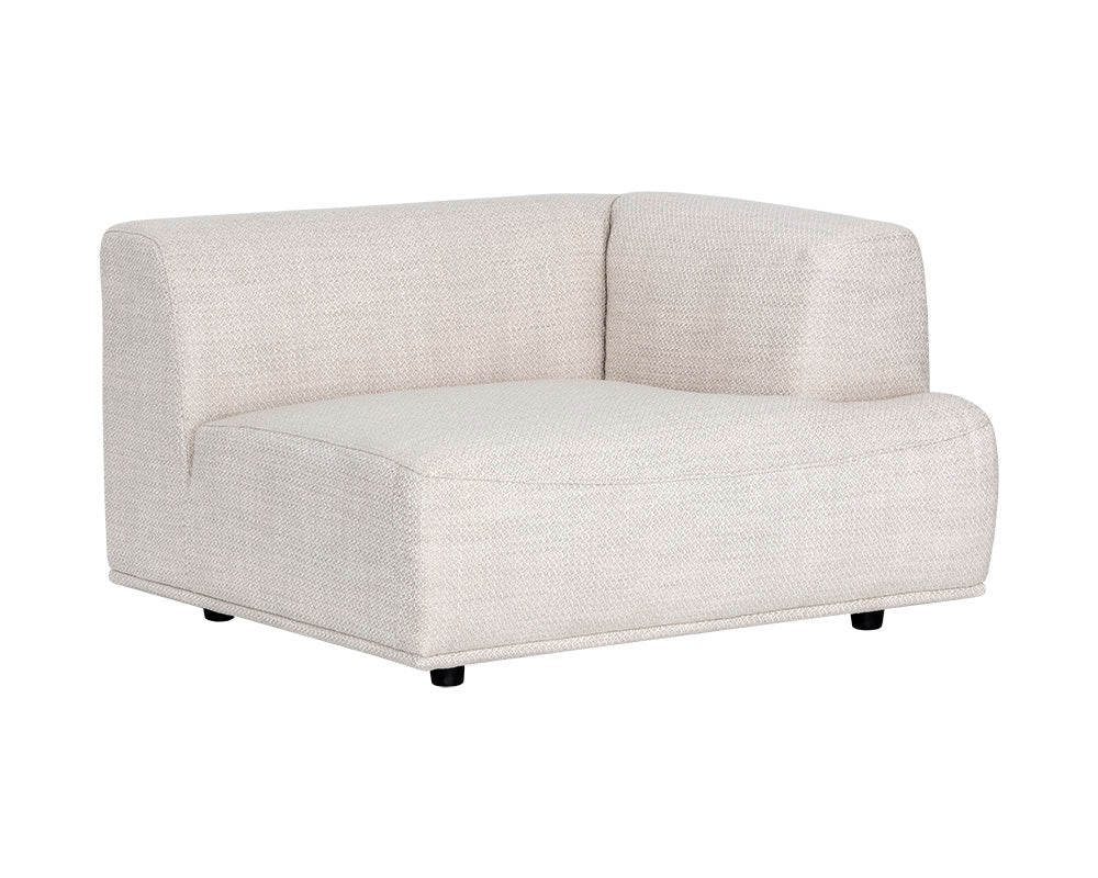 Sunpan Darren Modular - Left/Right Armchair - Moto Stucco