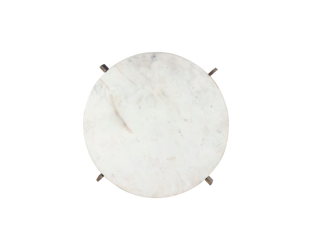 Sunpan Anak Side Table in Black / White